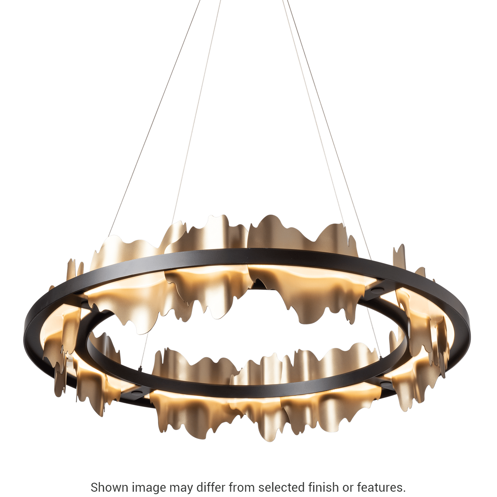 Hildene Circular LED Pendant - White by Hubbardton Forge