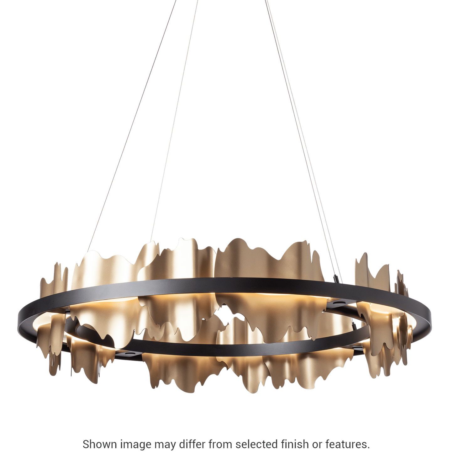 Hildene Circular LED Pendant - White by Hubbardton Forge