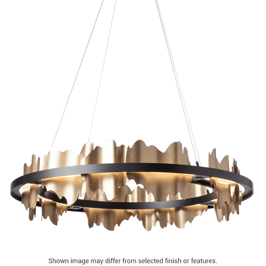 Hildene Circular LED Pendant - White by Hubbardton Forge