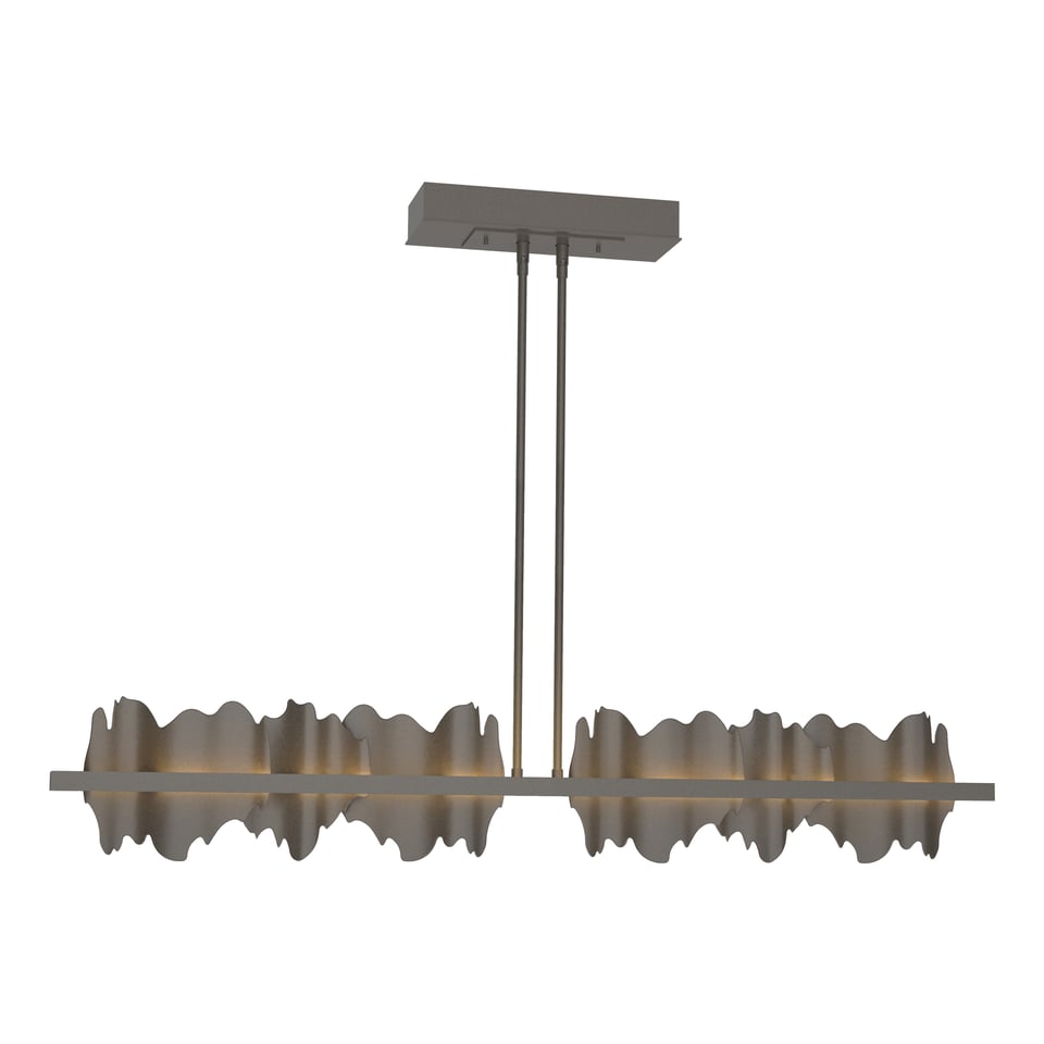 Hildene Large LED Pendant - Dark Smoke by Hubbardton Forge