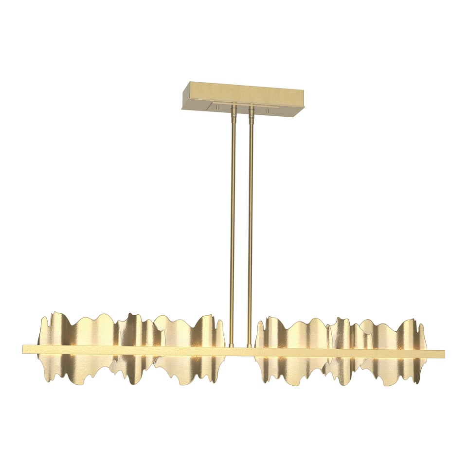 Hildene Large LED Pendant - Modern Brass by Hubbardton Forge