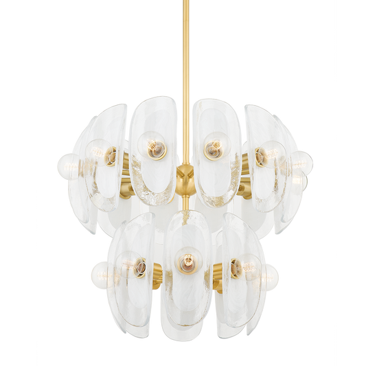 Hilo Chandelier - Aged Brass by Hudson Valley Lighting