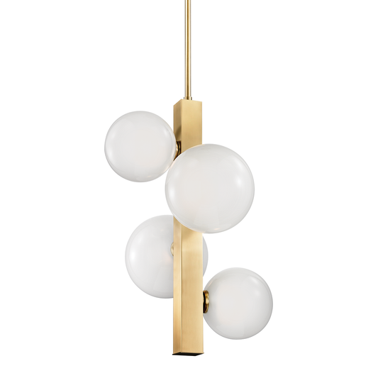 Hinsdale Pendant - Aged Brass by Hudson Valley Lighting