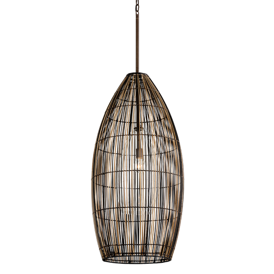 Holden Pendant - 1-Light - Textured Bronze - Troy Lighting F7533-TBZ