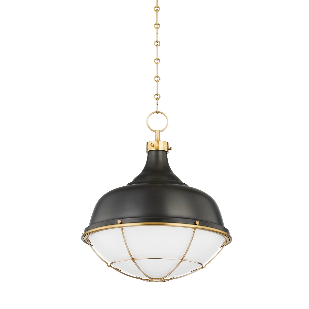 Holkham Pendant - Aged Brass/Distressed Bronze by Hudson Valley Lighting