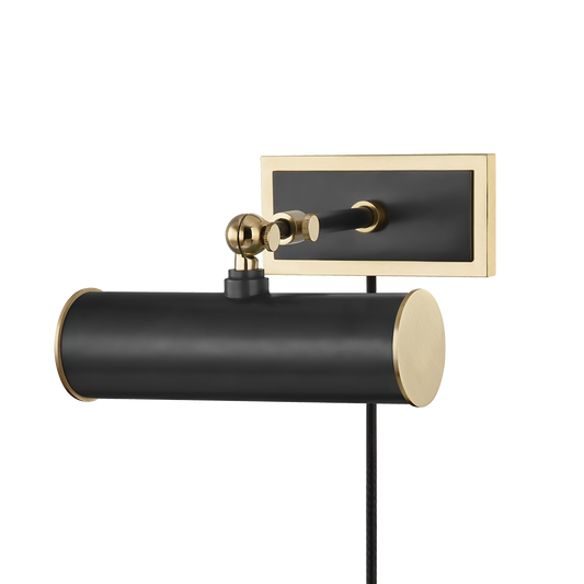 Holly Plug-In Picture Light - 1-Light - Aged Old Bronze - Mitzi HL263201-AOB