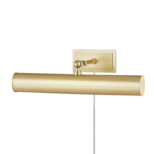 Holly Plug-In Picture Light - 2-Light - Aged Brass - Mitzi HL263202-AGB