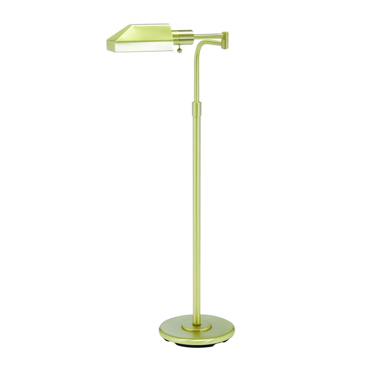 Home Office Adjustable Pharmacy Floor Lamp - PH100-51J - Satin Brass by House of Troy