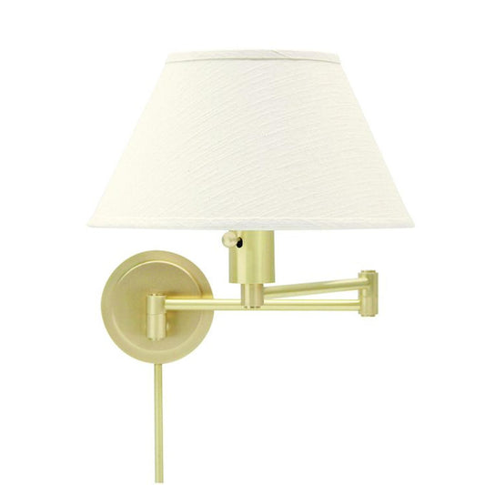 Home Office Swing Arm Wall Swing Lamp - WS14-51 - Satin Brass by House of Troy