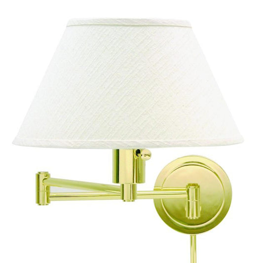 Home Office Swing Arm Wall Swing Lamp - WS14-61 - Polished Brass by House of Troy