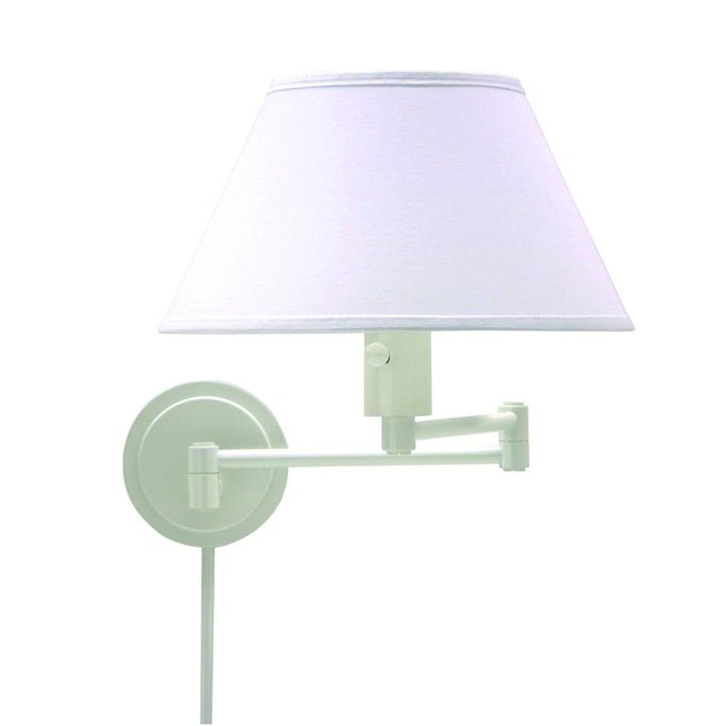 Home Office Swing Arm Wall Swing Lamp - WS14-9 - White by House of Troy