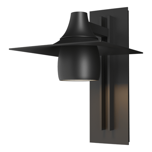 Hood Large Dark Sky Outdoor Sconce - Coastal Black by Hubbardton Forge