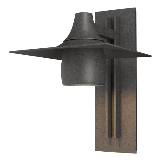 Hood Large Dark Sky Outdoor Sconce - Natural Iron by Hubbardton Forge