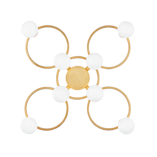 Hope Semi Flush - 8-Light - Gold Leaf - Mitzi H413608-GL