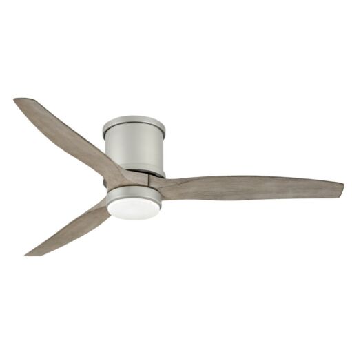 Hover Flush 52" LED Smart Fan - Brushed Nickel by Hinkley Lighting