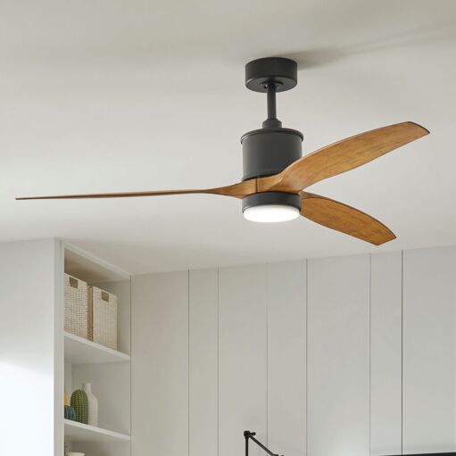 Hover Flush 52" LED Smart Fan - Graphite by Hinkley Lighting