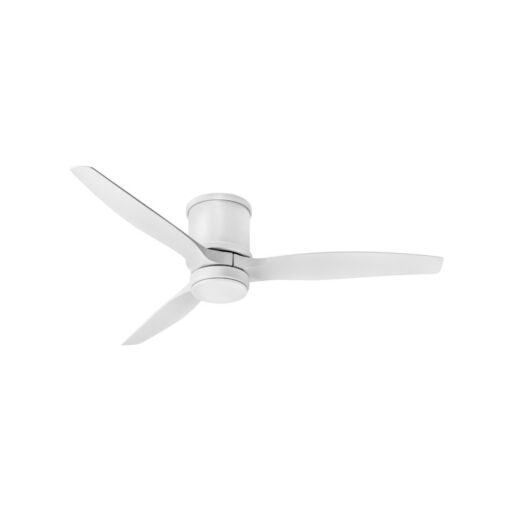 Hover Flush 52" LED Smart Fan - Matte White by Hinkley Lighting