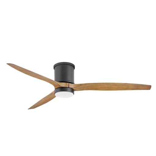 Hover Flush 60" LED Smart Fan - Matte Black by Hinkley Lighting