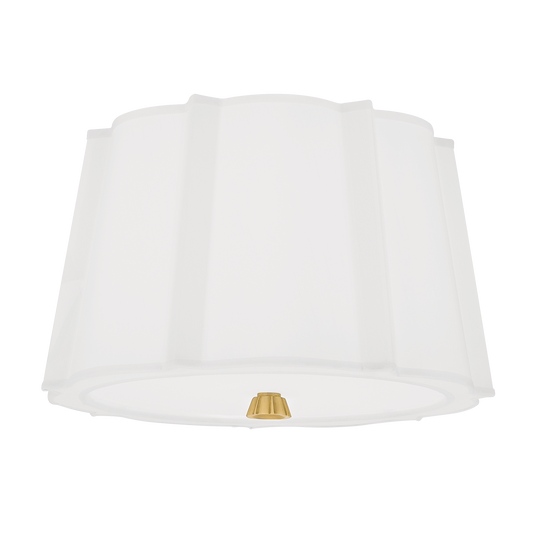 Humphrey Flush Mount - Aged Brass by Hudson Valley Lighting