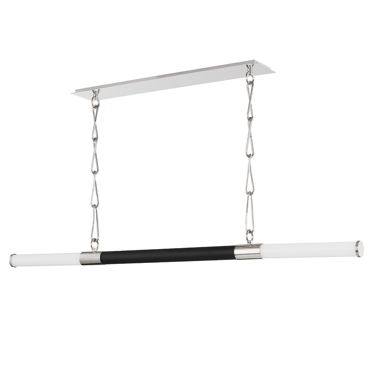Huntington Linear - Polished Nickel/Black by Hudson Valley Lighting