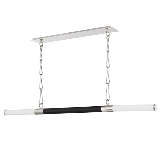 Huntington Linear - Polished Nickel/Black by Hudson Valley Lighting