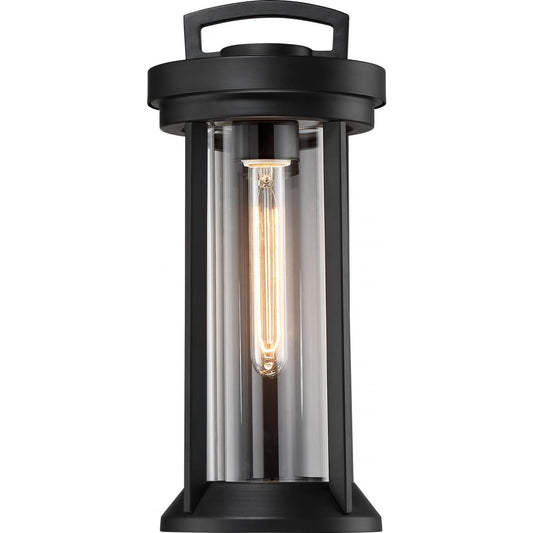 Huron - 1 Light Small Wall Lantern with Clear Glass - Aged Bronze Finish - Satco 60-6502