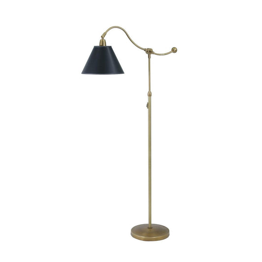 Hyde Park Counter Balance Floor Lamp - HP700-WB-BP - Weathered Brass by House of Troy
