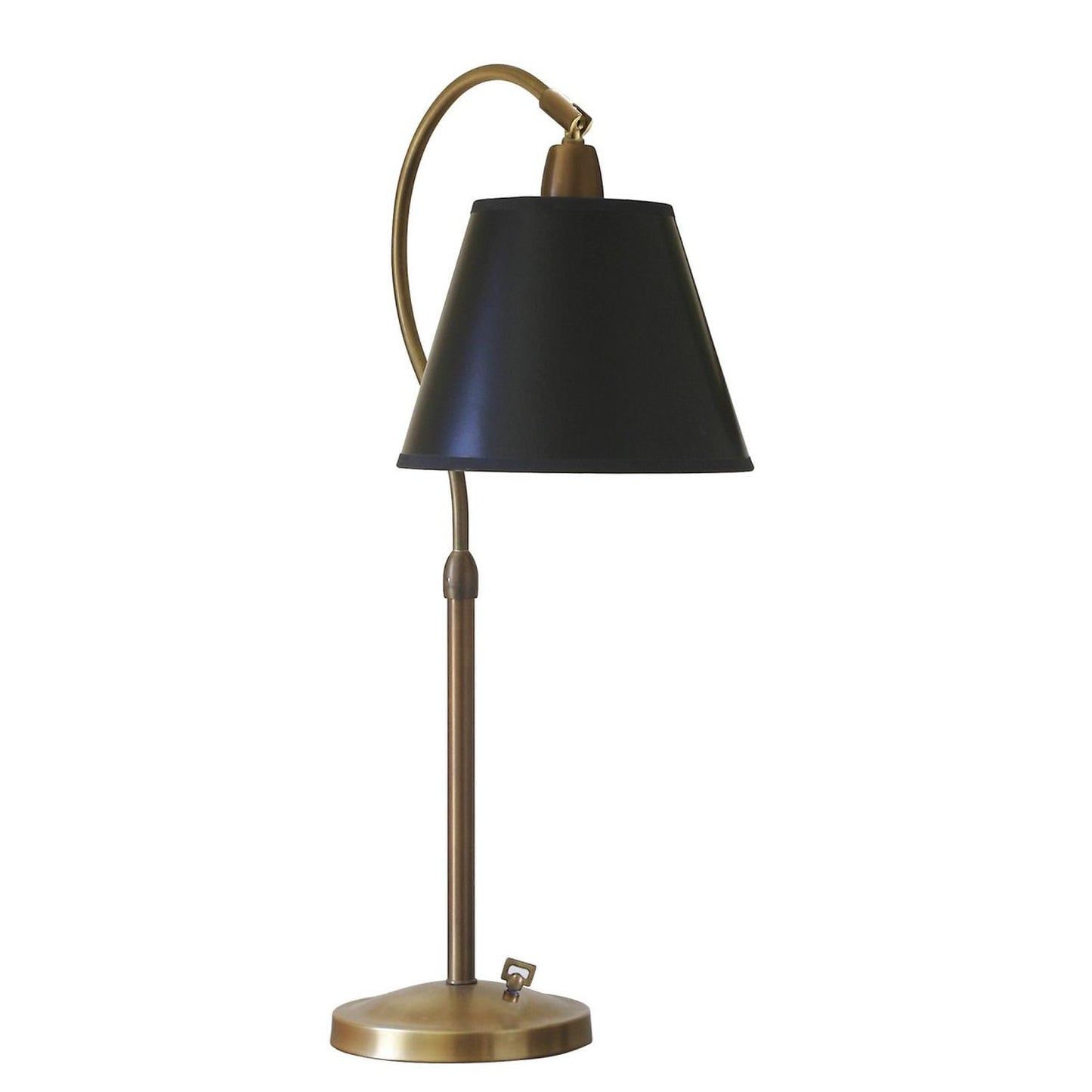 Hyde Park Table Lamp with Full Range Dimmer - HP750-WB-BP - Weathered Brass by House of Troy