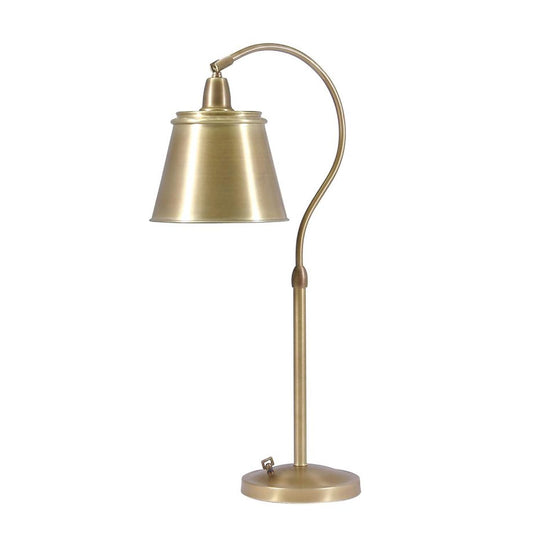 Hyde Park Table Lamp with Full Range Dimmer - HP750-WB-MSWB - Weathered Brass by House of Troy