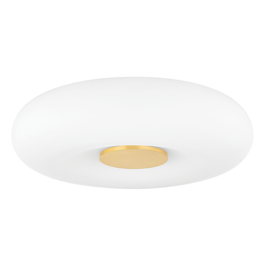 Imani Flush Mount - 1-Light - Aged Brass - Mitzi H789501-AGB
