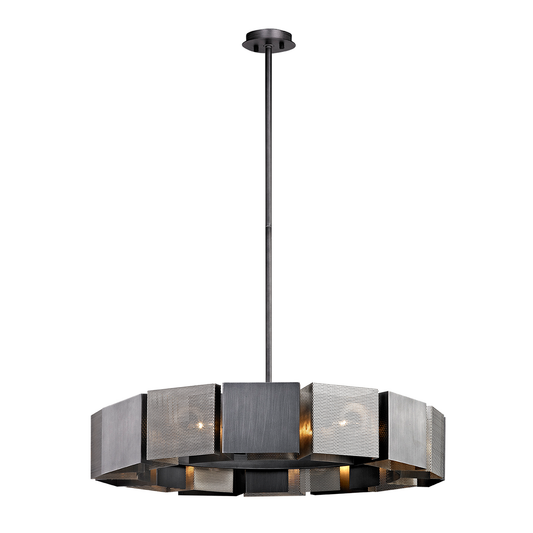 Impression Chandelier - 14-Light - Graphite/Burnished Nickel - Troy Lighting F6046-GRA/BN