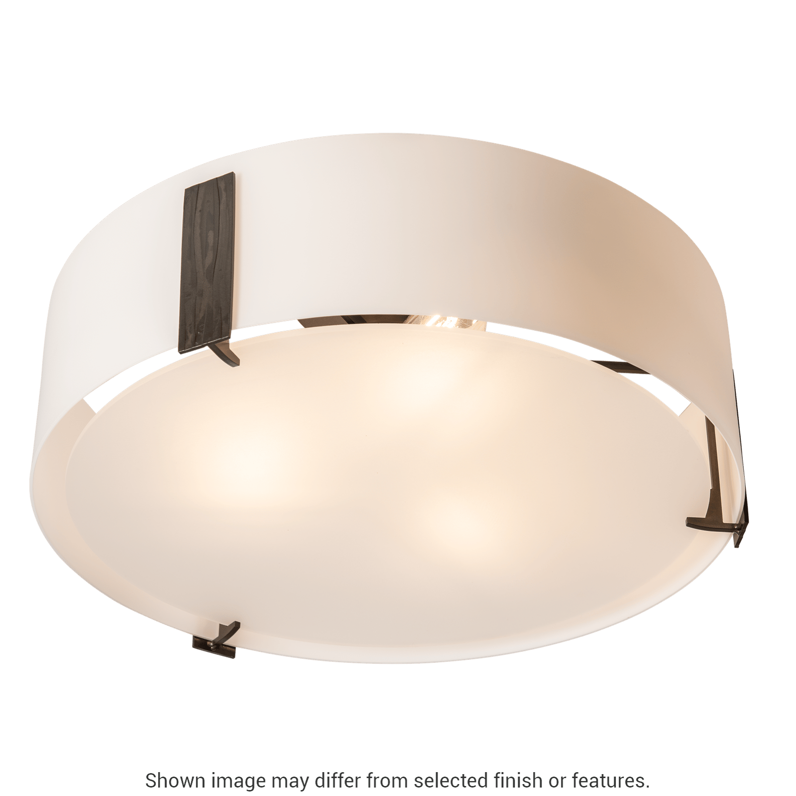 Impressions Large Semi-Flush - White by Hubbardton Forge
