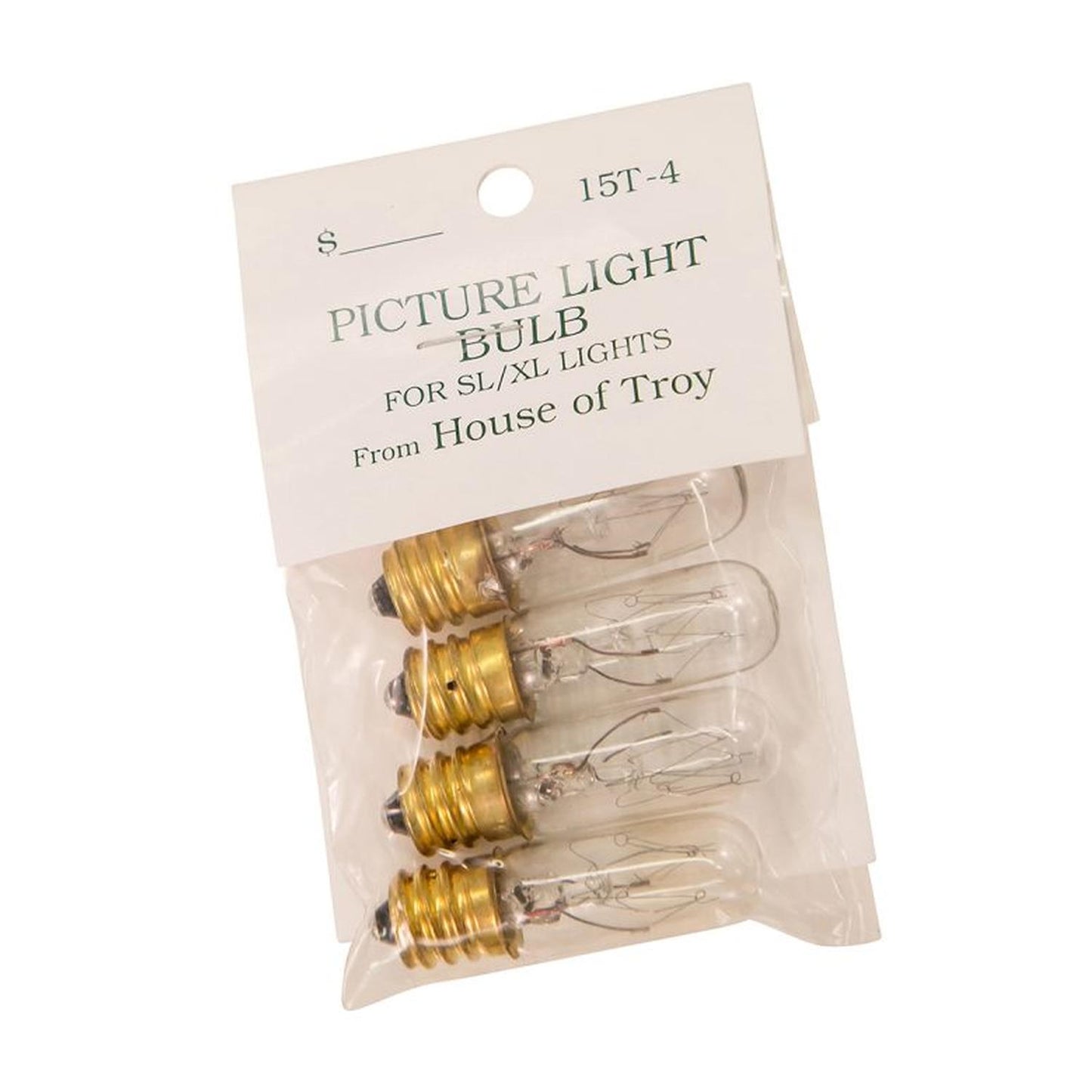 Incandescent Candelabra Bulbs - 15T4-BAG - by House of Troy