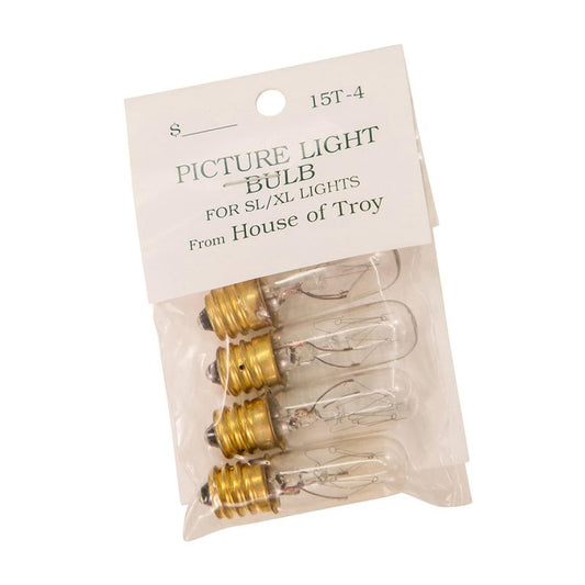 Incandescent Candelabra Bulbs - 15T4-BAG - by House of Troy