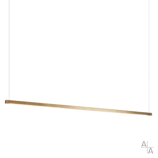 Ingot LED Pendant - Modern Brass by Hubbardton Forge