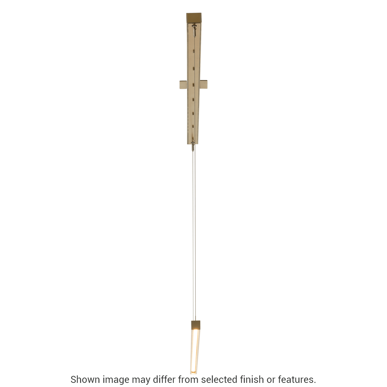 Ingot LED Pendant - White by Hubbardton Forge