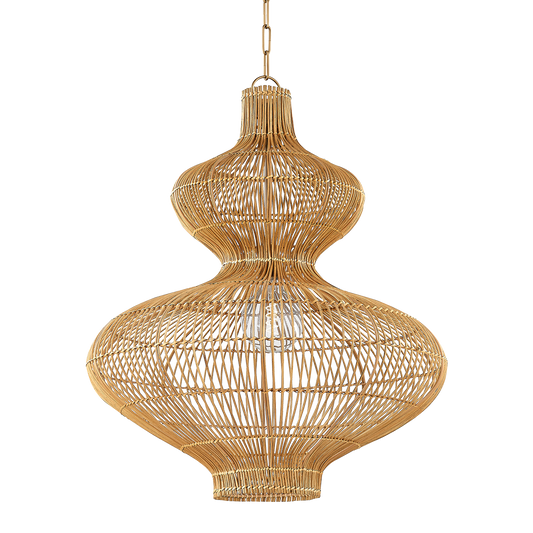 Irvine Pendant - 1-Light - Patina Brass - Troy Lighting F3828-PBR