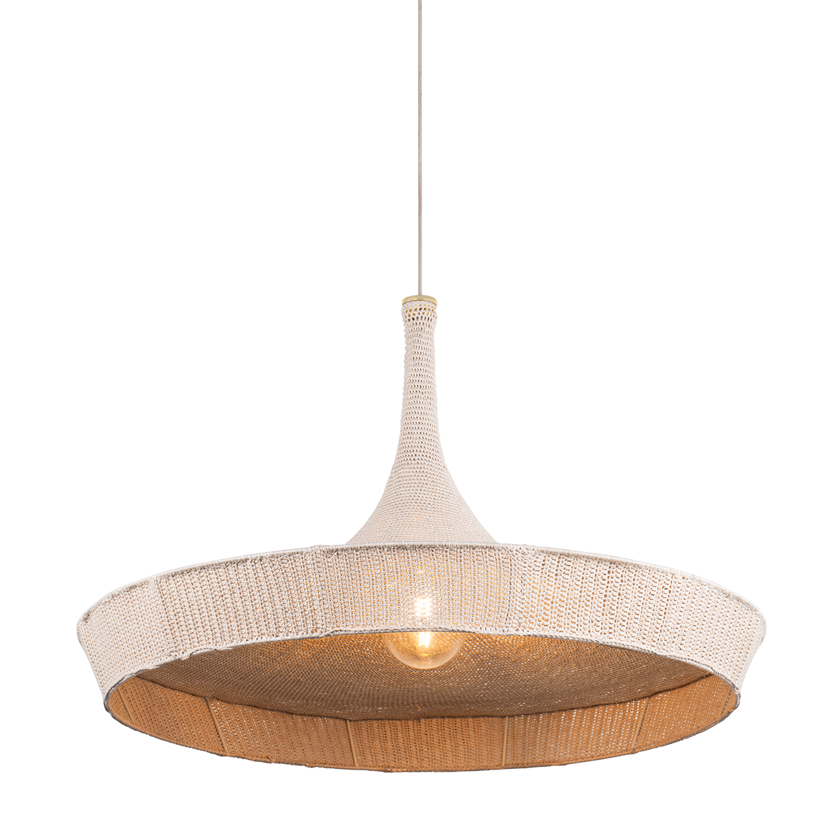 Isola Large Pendant - 1-Light - Aged Brass - Mitzi H1014701L-AGB