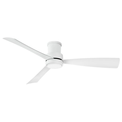 Iver 56" LED Dual Mount Smart Fan - Matte White by Hinkley Lighting