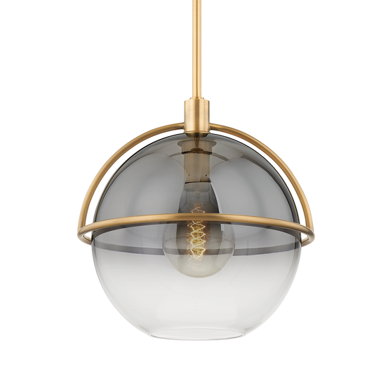 Ivins Pendant - 1-Light - Patina Brass - Troy Lighting F9416-PBR