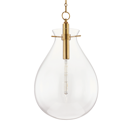 Ivy Large Pendant - Aged Brass by Hudson Valley Lighting