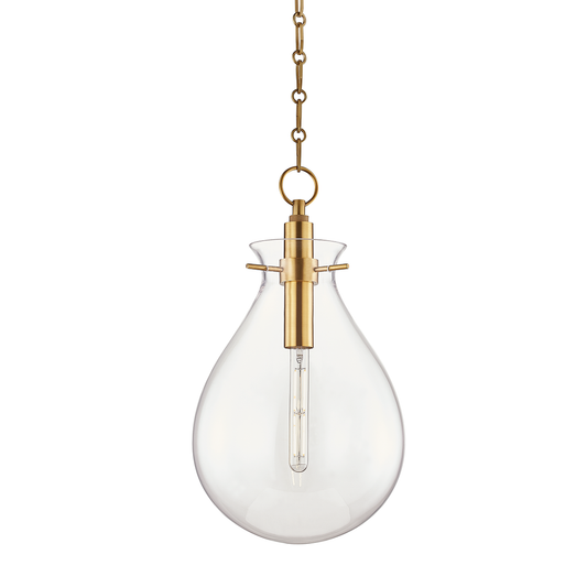 Ivy Medium Pendant - Aged Brass by Hudson Valley Lighting