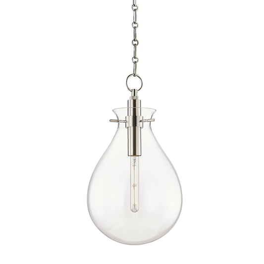 Ivy Medium Pendant - Polished Nickel by Hudson Valley Lighting