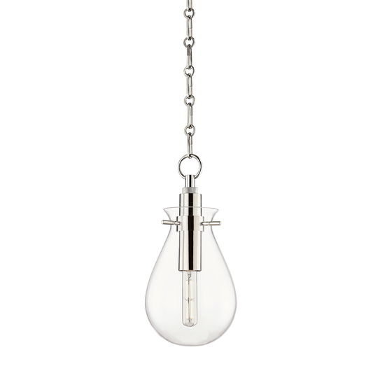 Ivy Small Pendant - Polished Nickel by Hudson Valley Lighting
