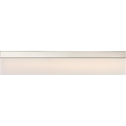 Jackson - 24" LED Medium Vanity with White Acrylic - Brushed Nickel Finish - Satco 62-1328