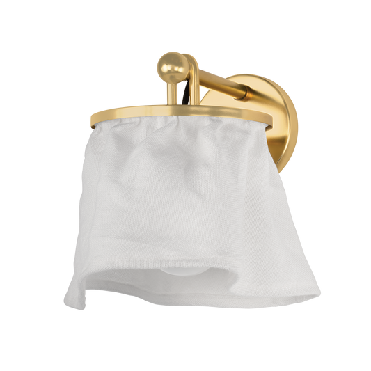 Jalissa Wall Sconce - 1-Light - Aged Brass - Mitzi H1012101-AGB