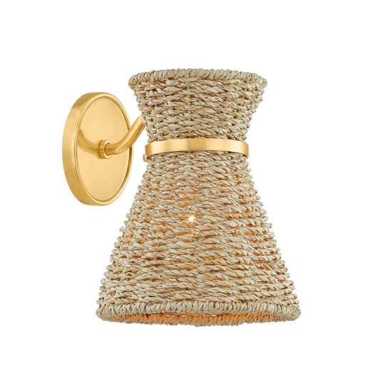 Jamie Wall Sconce - 1-Light - Aged Brass - Mitzi H1023101-AGB