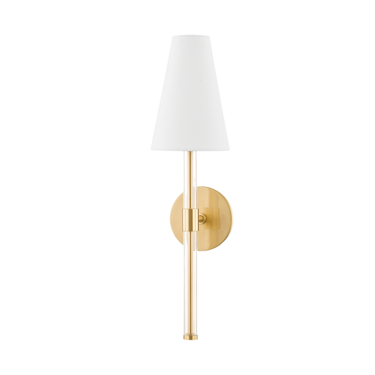 Janelle Wall Sconce - 1-Light - Aged Brass - Mitzi H630101-AGB