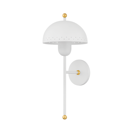 Jojo Wall Sconce - 1-Light - Aged Brass/Soft White - Mitzi H885101-AGB/SWH
