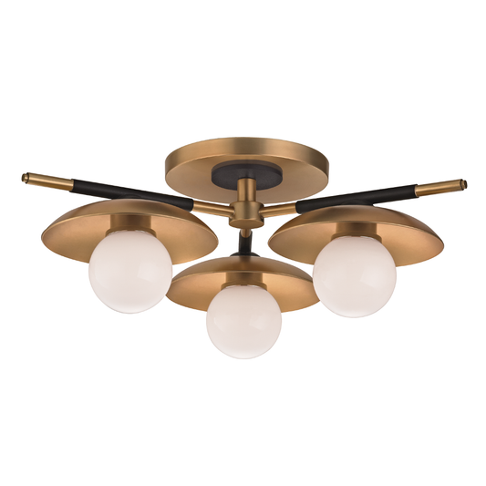 Julien Semi Flush - Aged Brass by Hudson Valley Lighting
